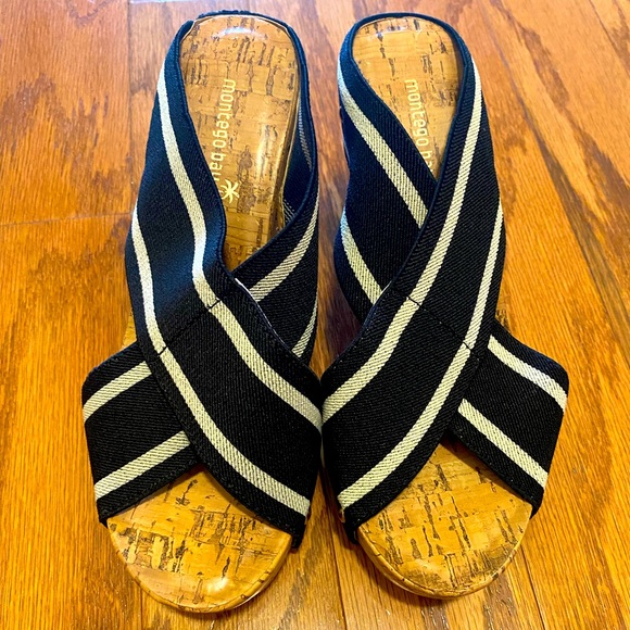 MONTEGO BAY CLUB WEDGE SANDALS - Picture 1 of 5